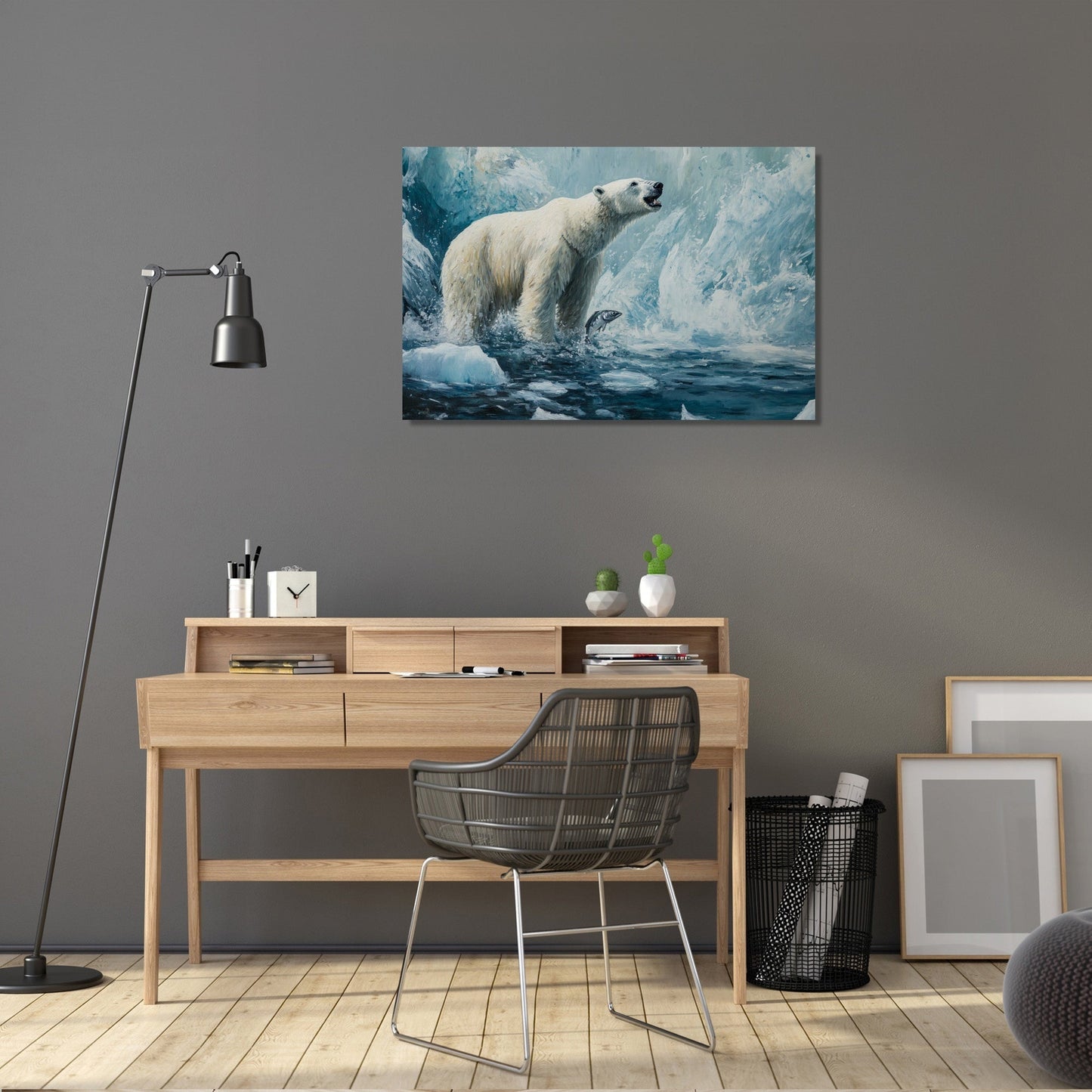 Polar Bear Survival Canvas