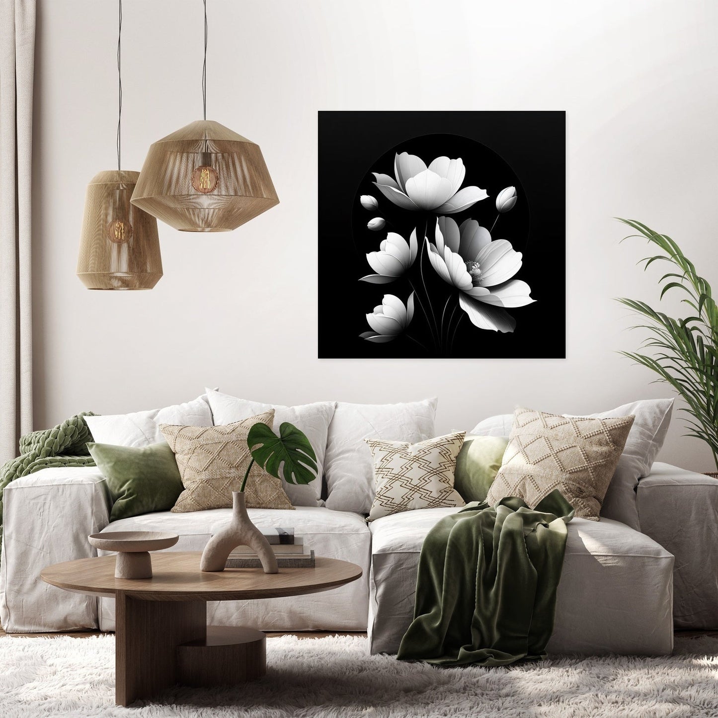 Grandeur Blossoms Canvas
