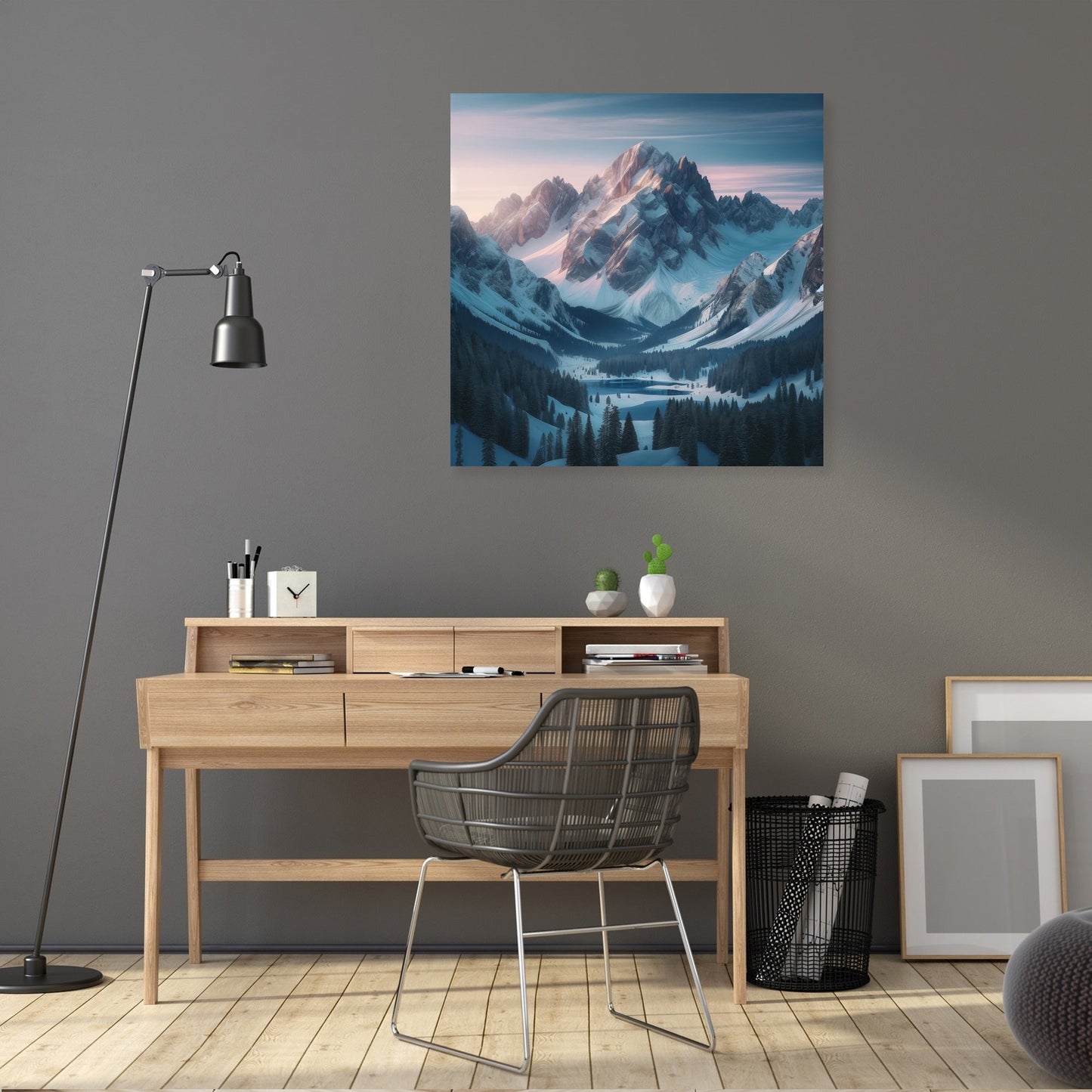 Dawn Mountain Serenity Canvas