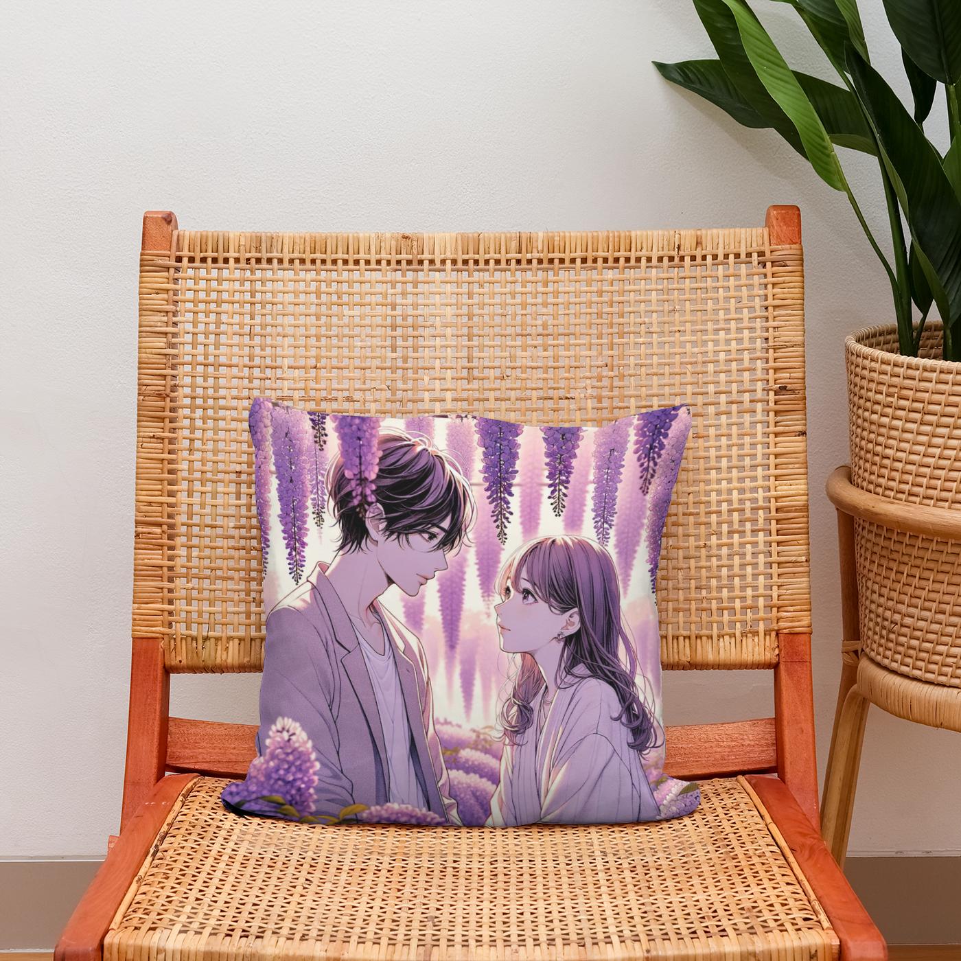 Wisteria Lane Romance Cotton Cushion