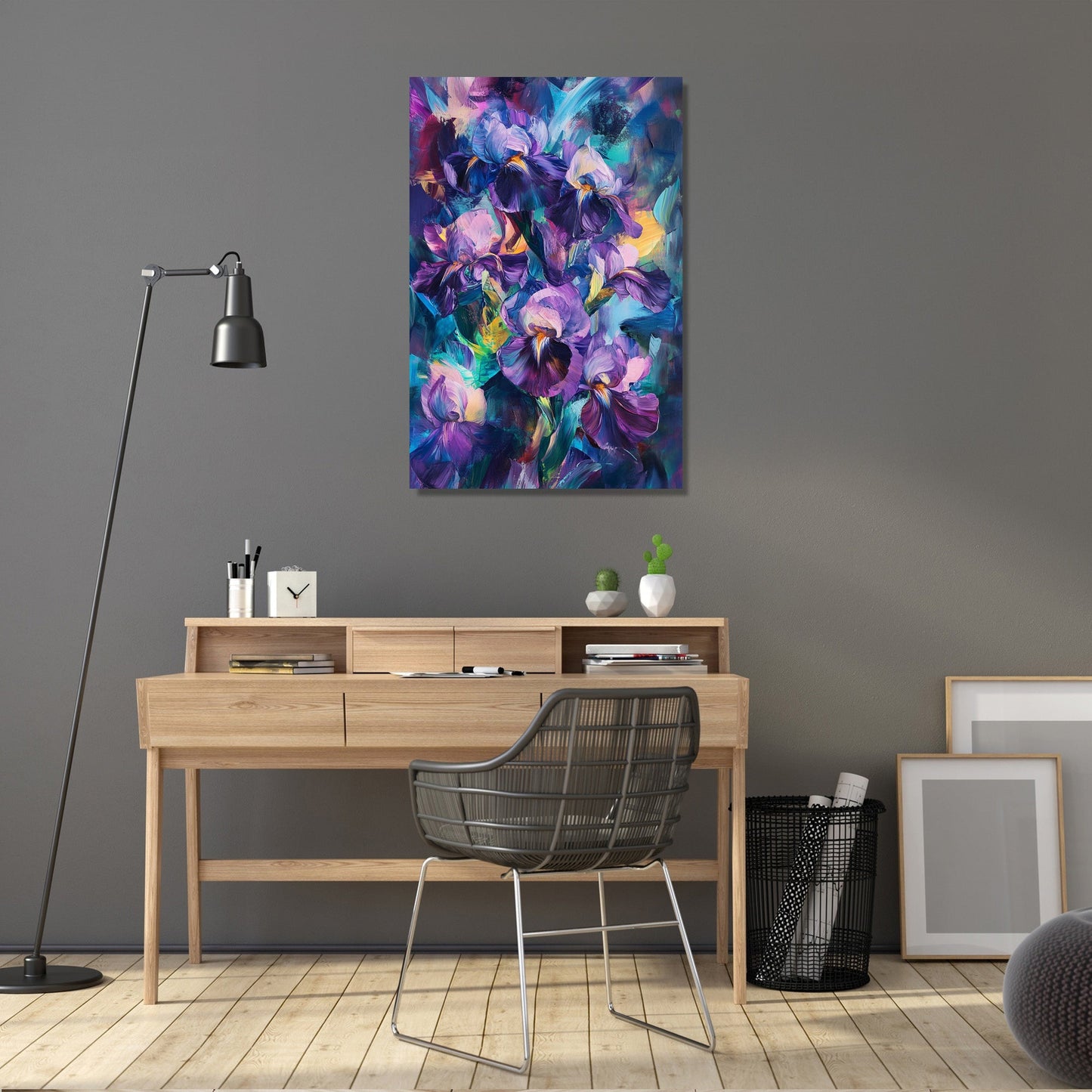 Enigmatic Iris Canvas