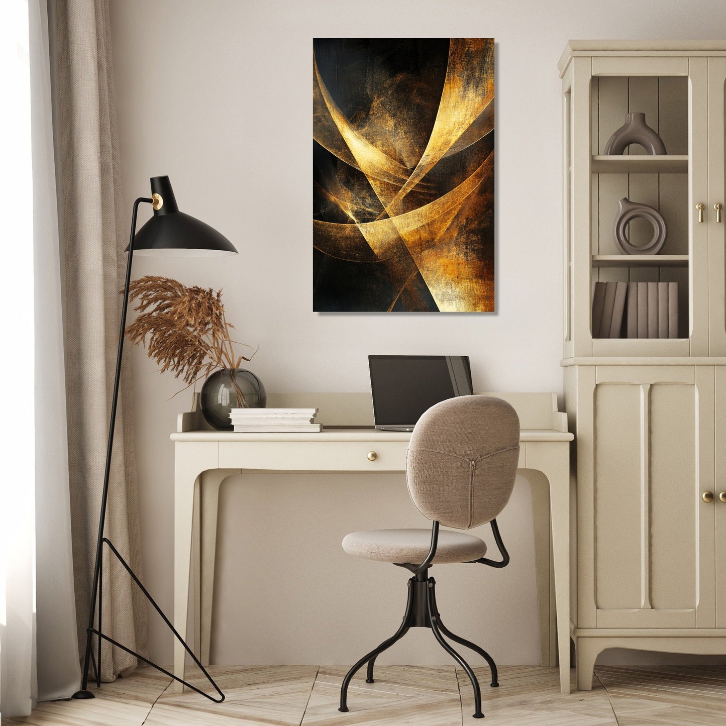 Golden Geometry Canvas