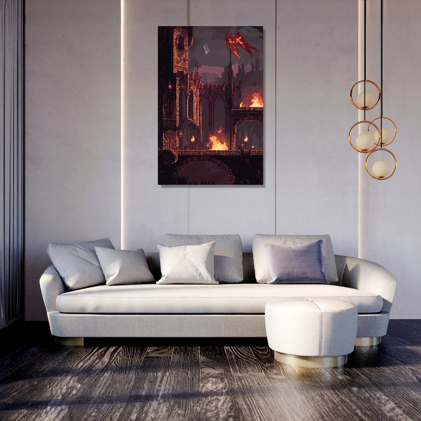 Dark Fortress Fantasy Canvas