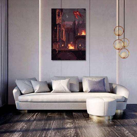 Dark Fortress Fantasy Canvas