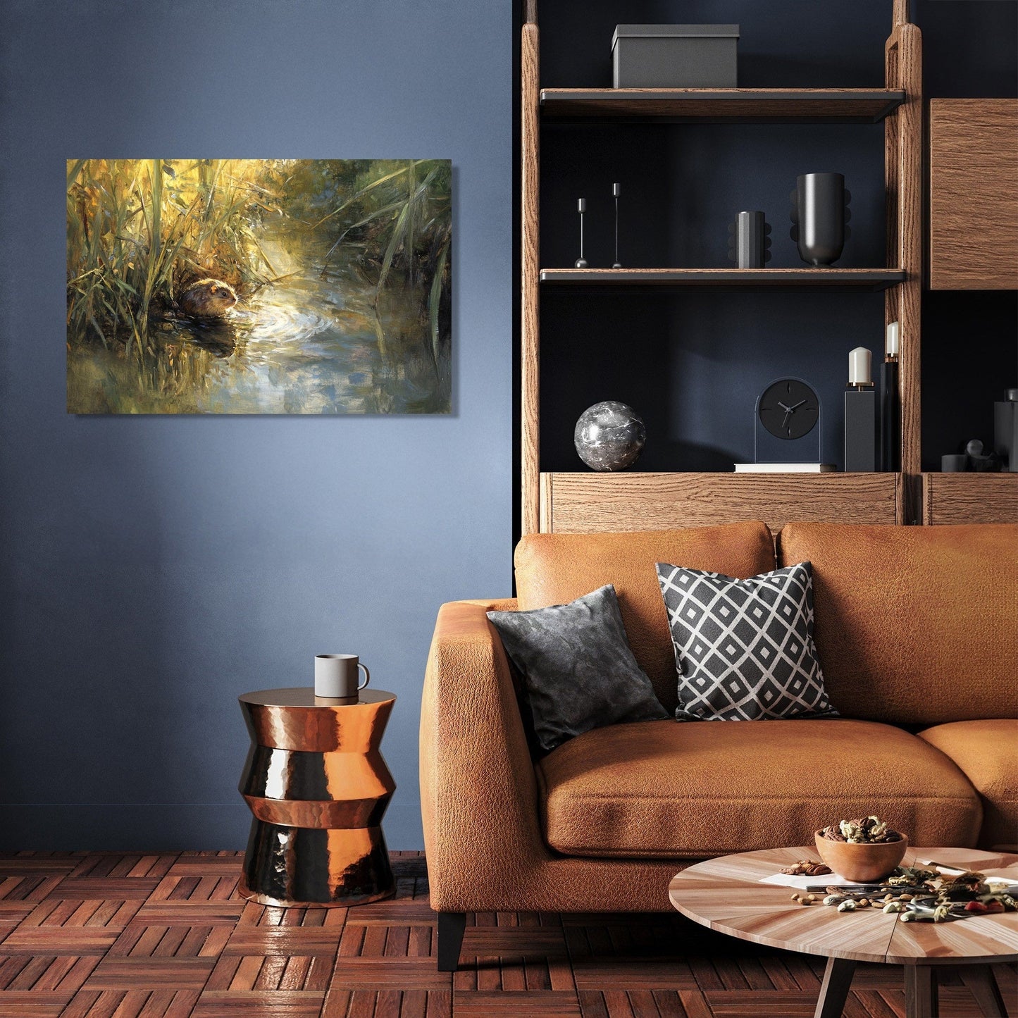 Water Vole Reverie Canvas