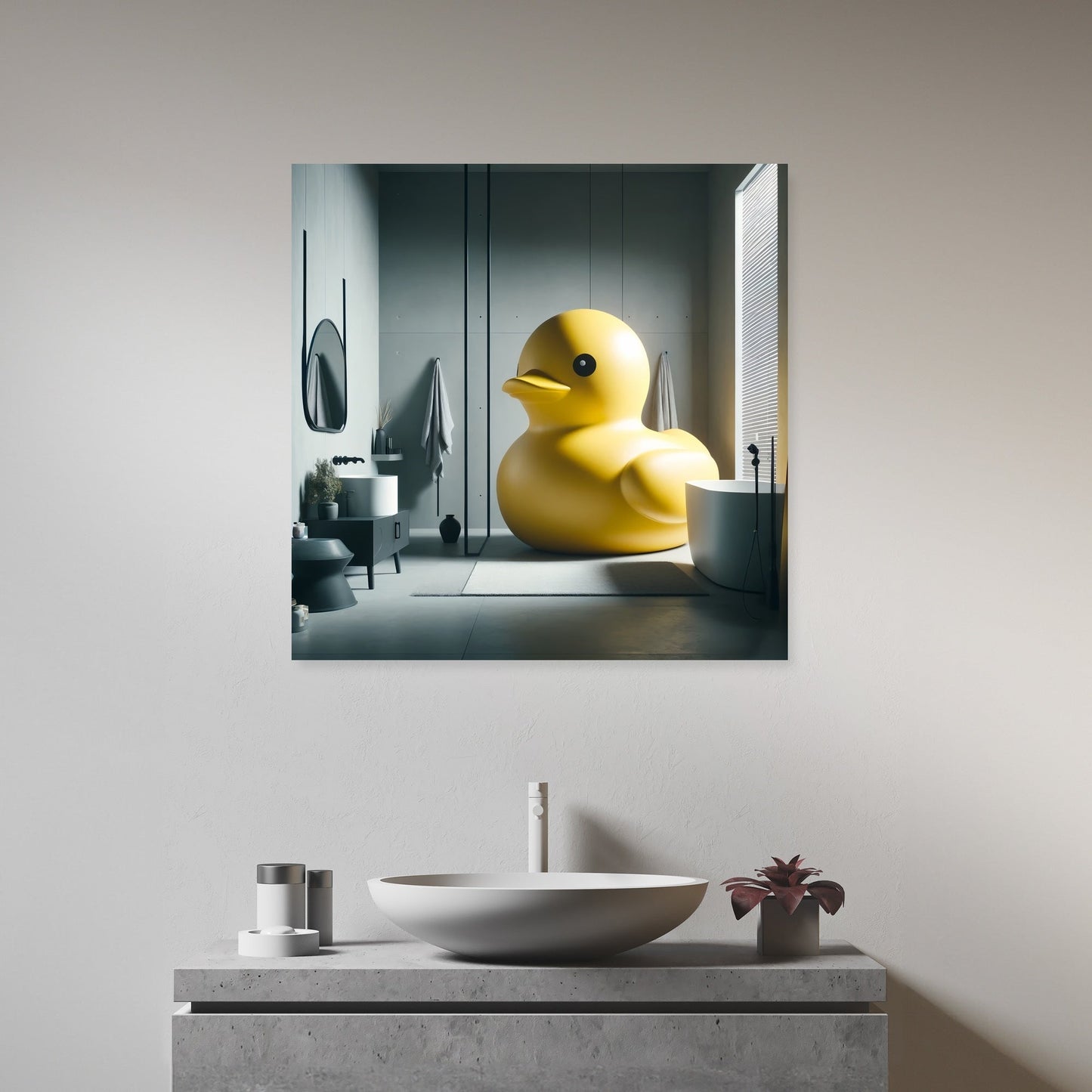 Solo Duck Statement Canvas