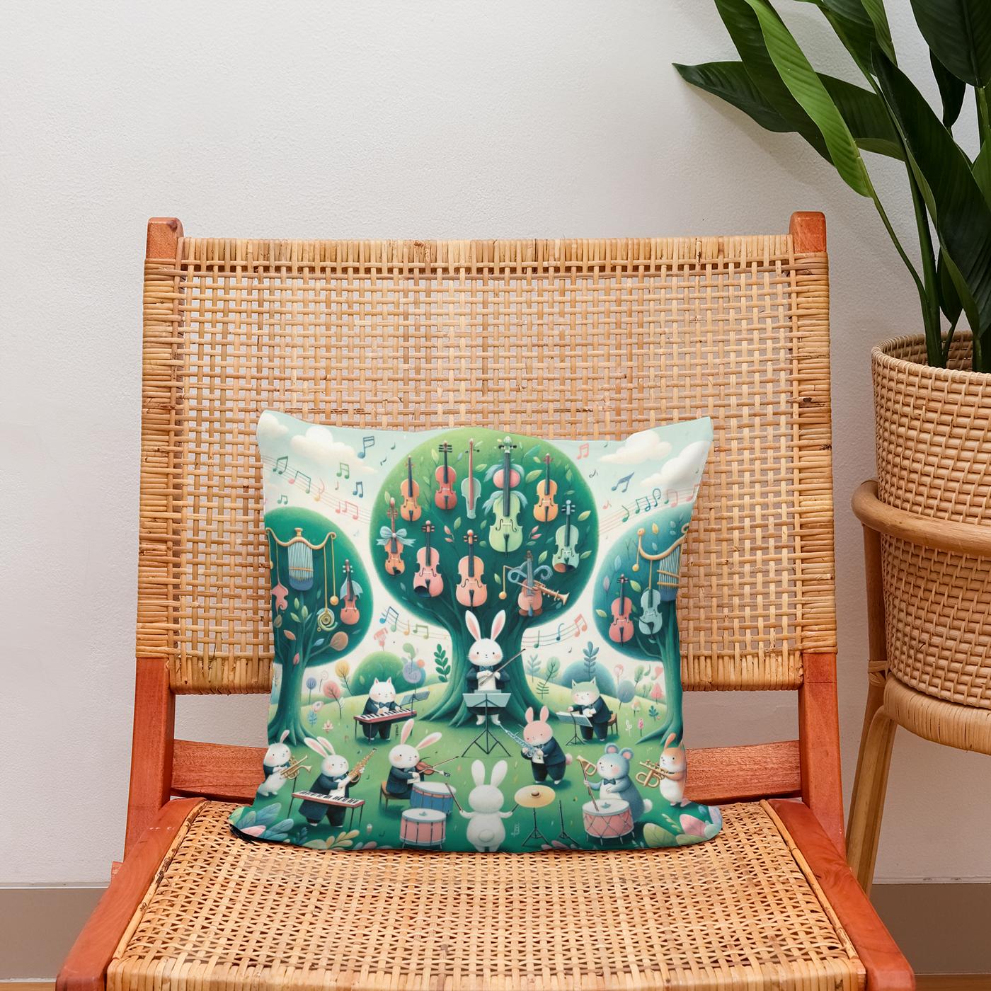Melody Grove Cotton Cushion