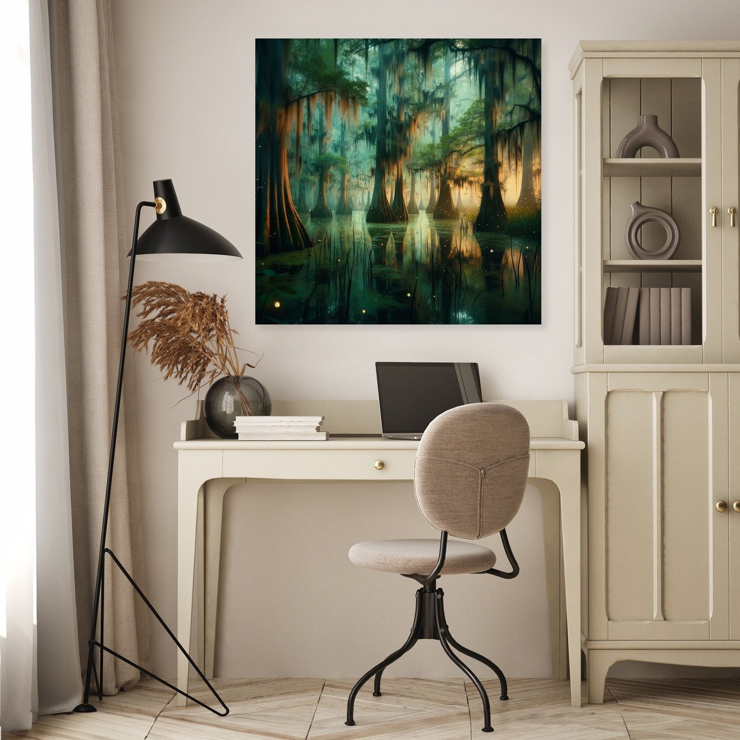 Dusk Swamp Enchantment Canvas