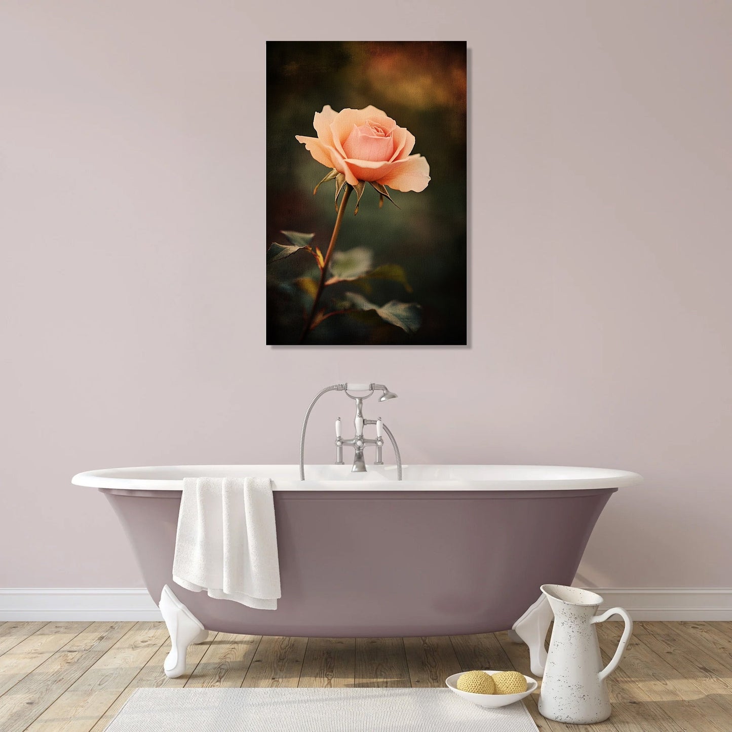 Nostalgic Rose Canvas
