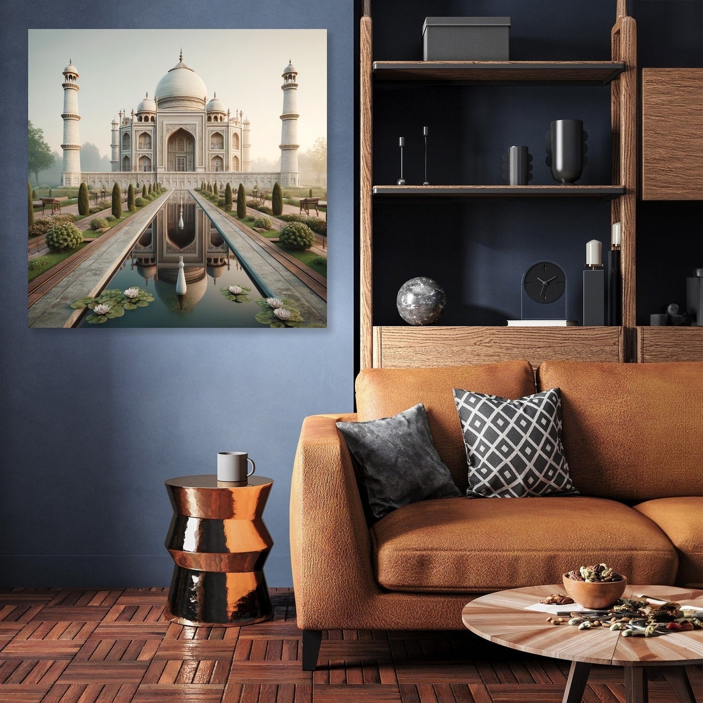 Dawn at Taj Canvas