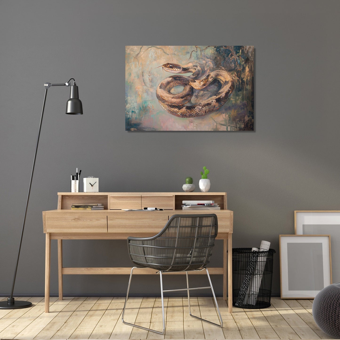 Serpentine Elegance Canvas