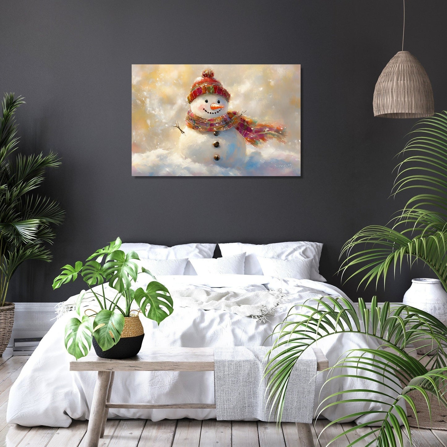 Frosty Cheer Canvas