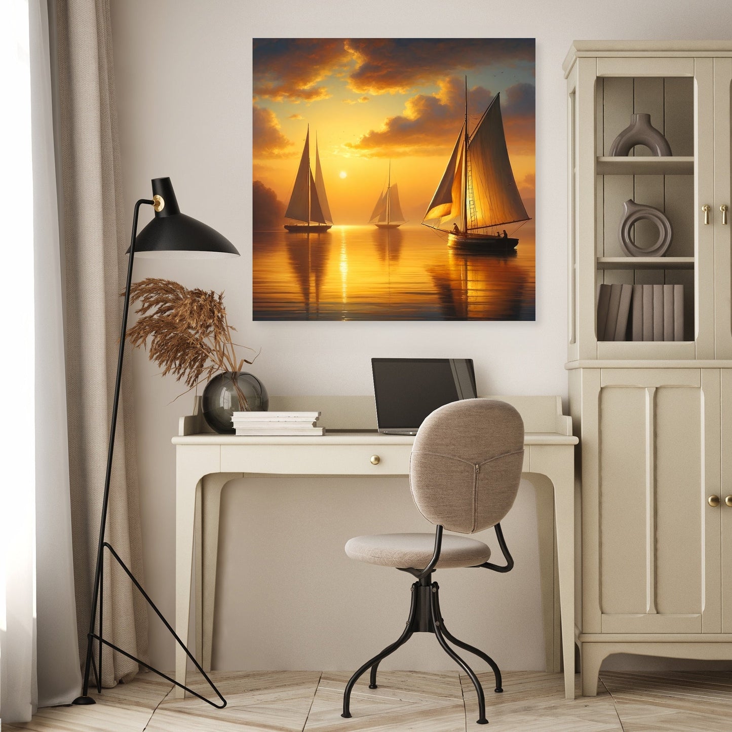 Lakeside Twilight Canvas