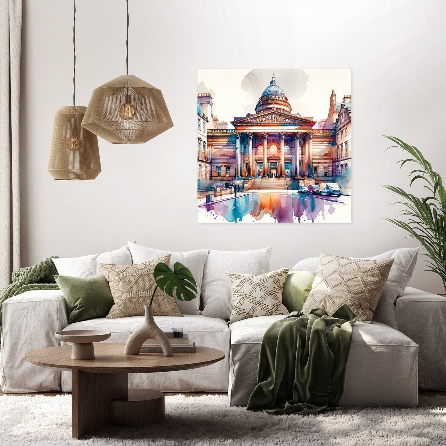 Edinburgh Walker Gallery Watercolor Essence Canvas