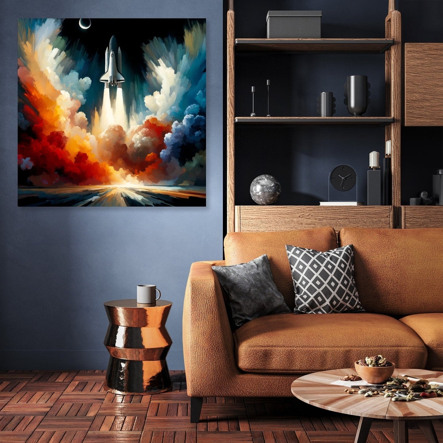 Cosmic Ascent Canvas