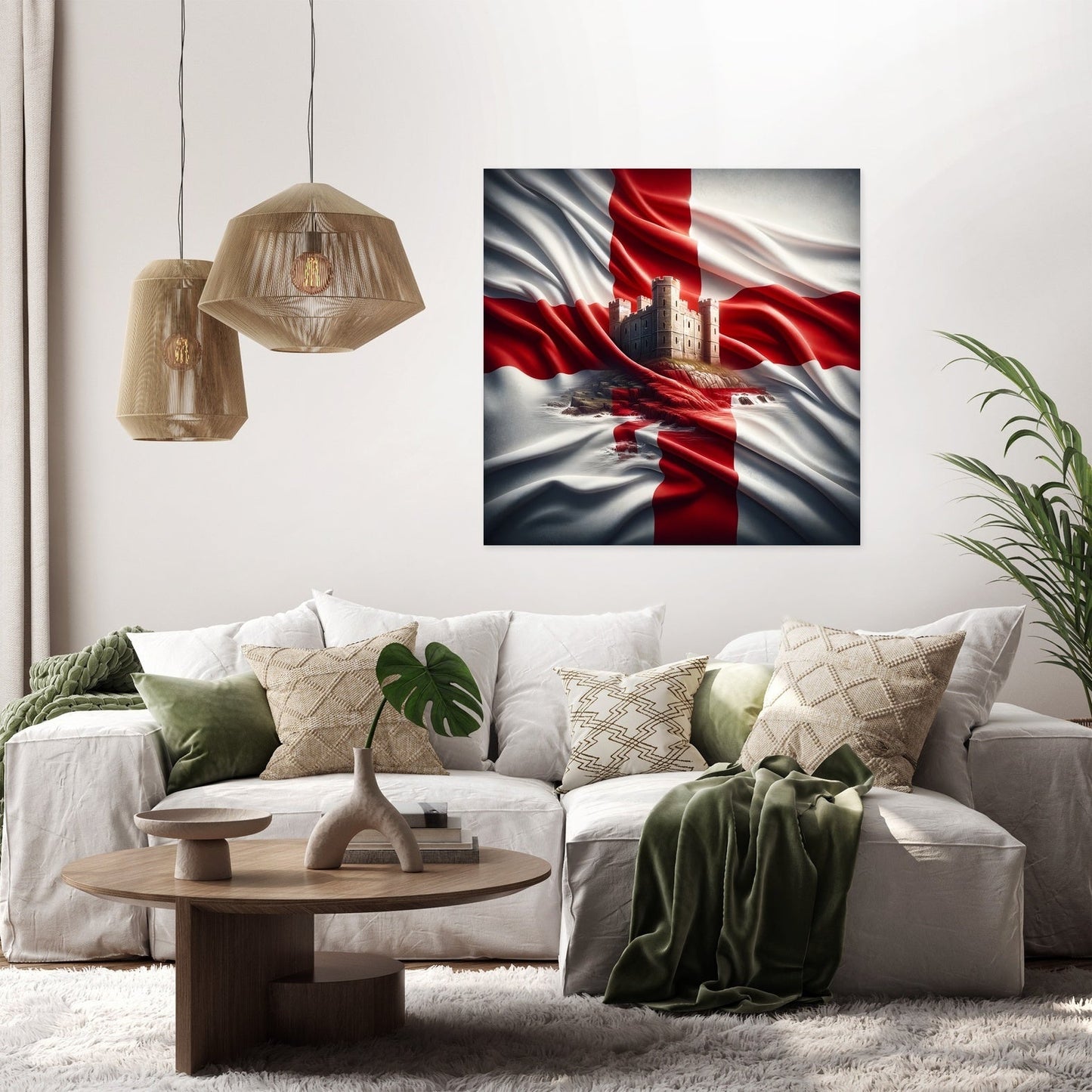 Fortress Cross Canvas