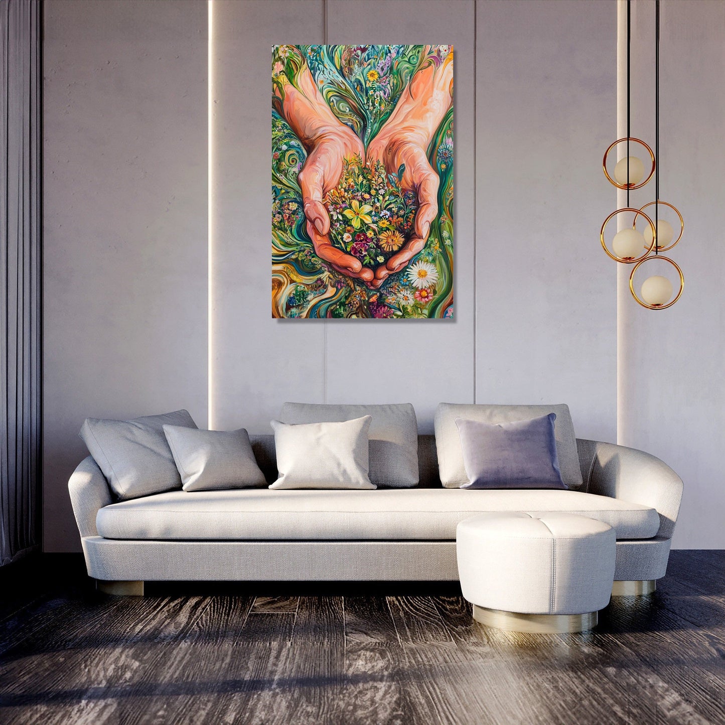 Earthly Embrace Canvas