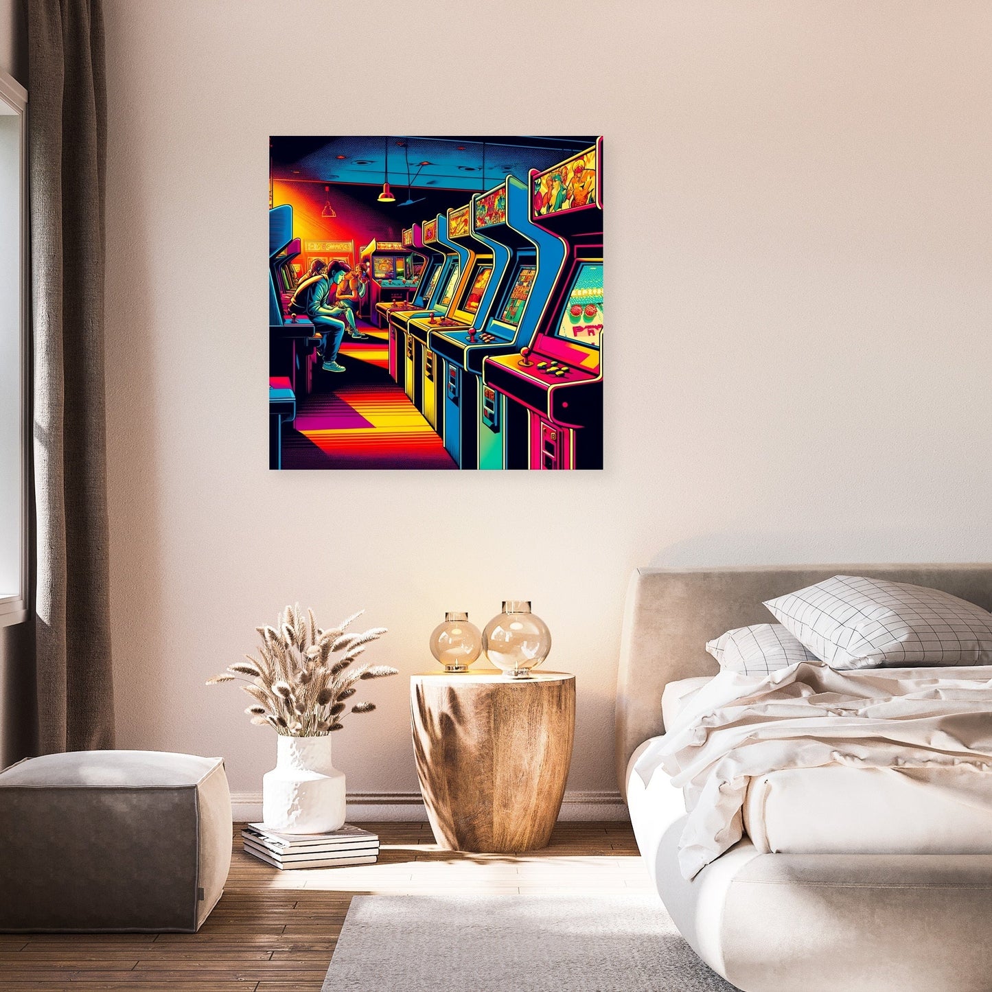 Arcade Retro Pop Canvas