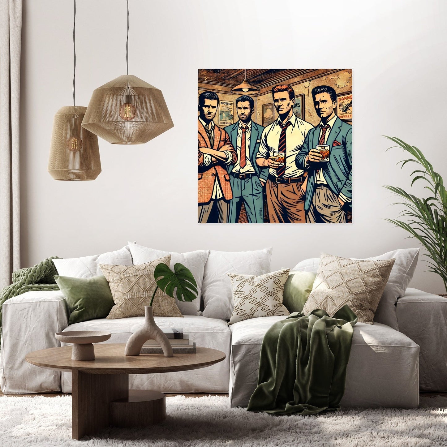 Suits and Whiskey Canvas