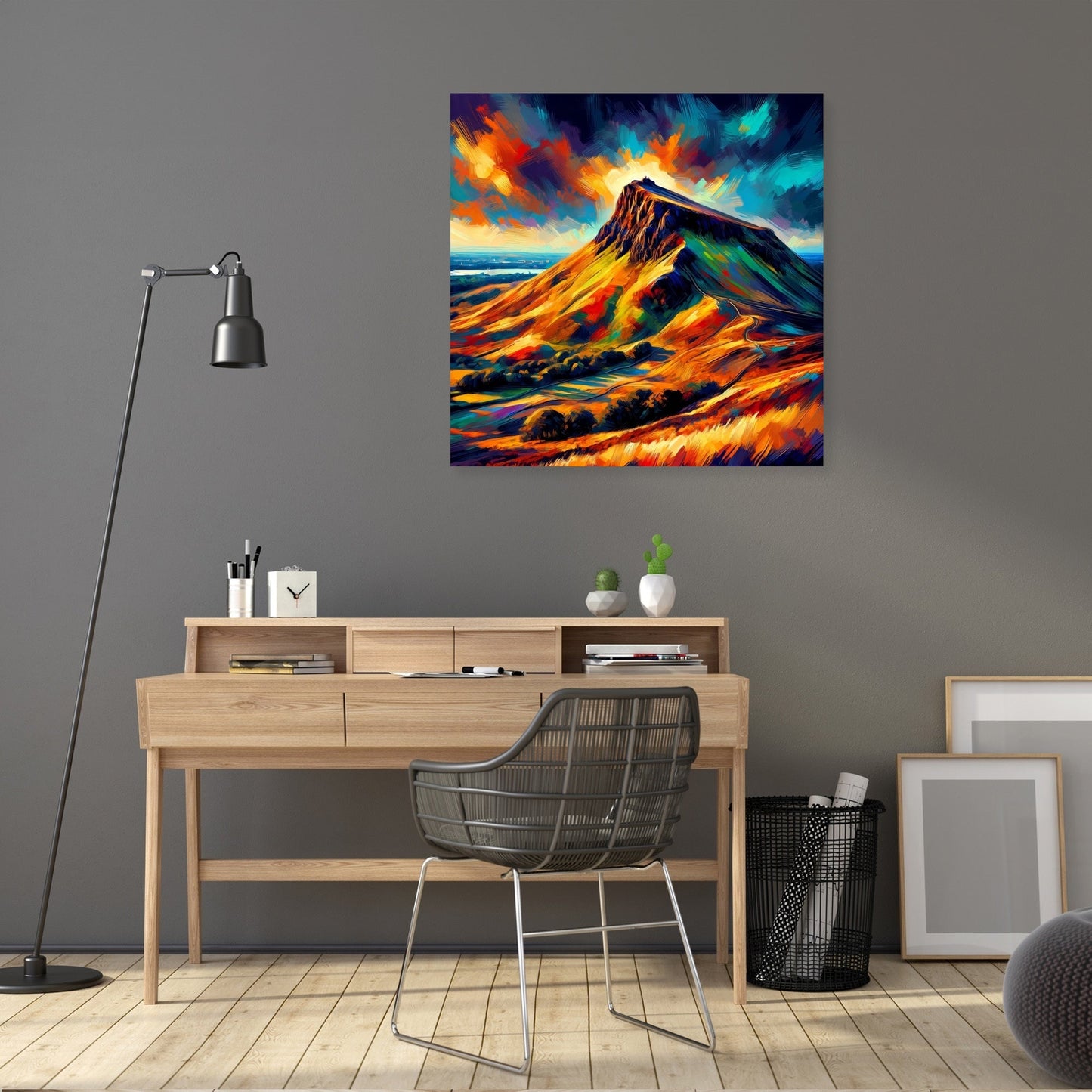 Edinburgh's Vibrant Arthur’s Seat Canvas