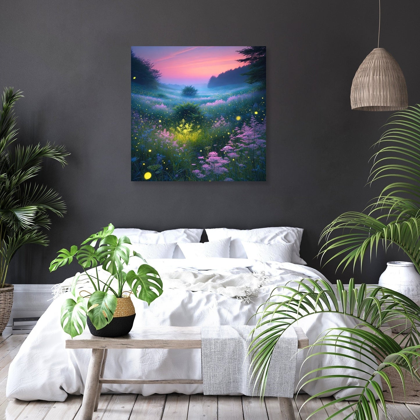 Firefly Meadow Canvas