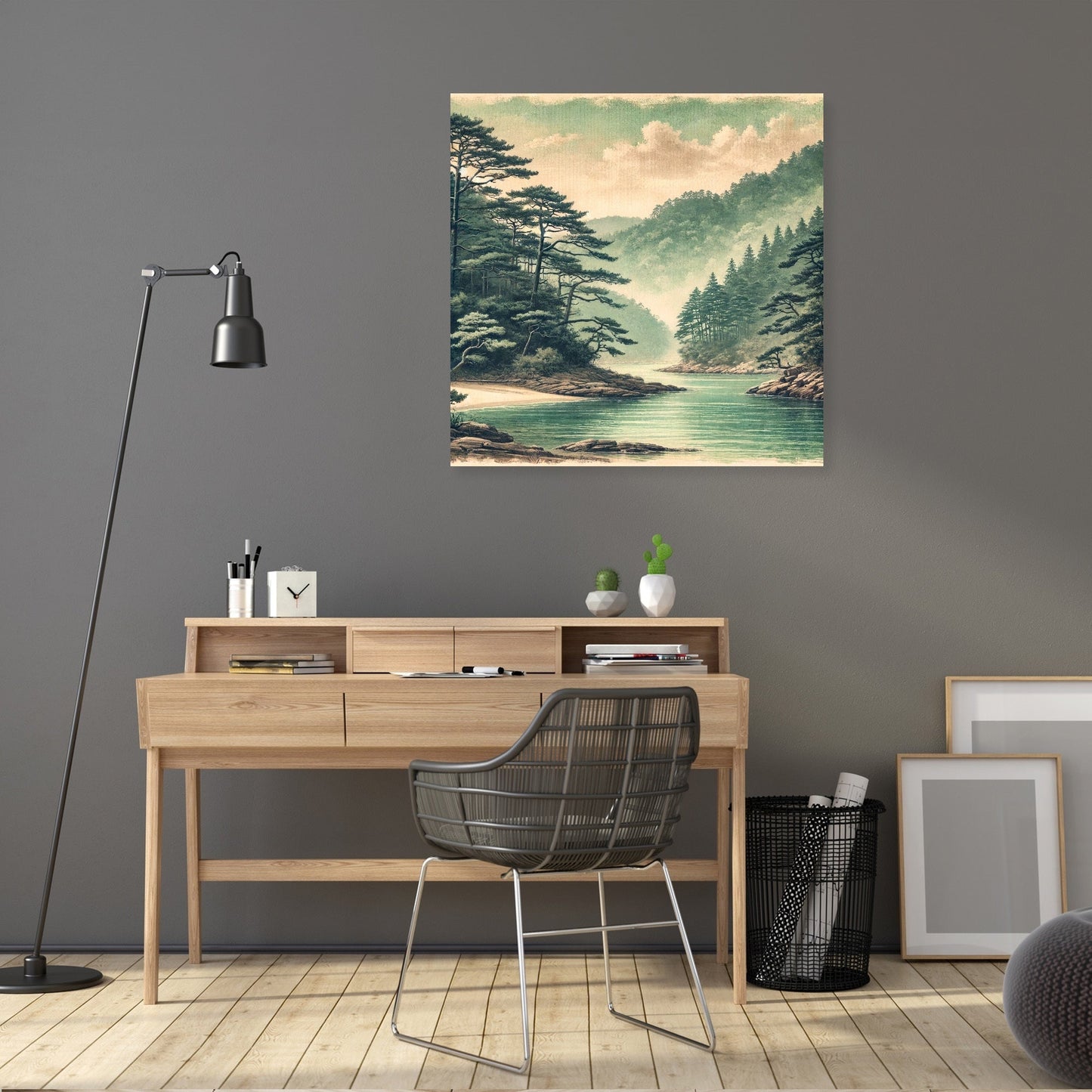 Pine Forest Serenity Canvas