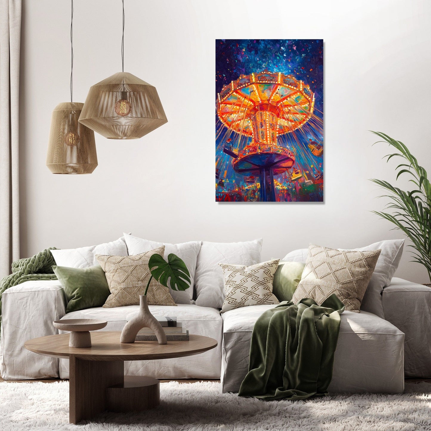 Carousel Dreamscape Canvas