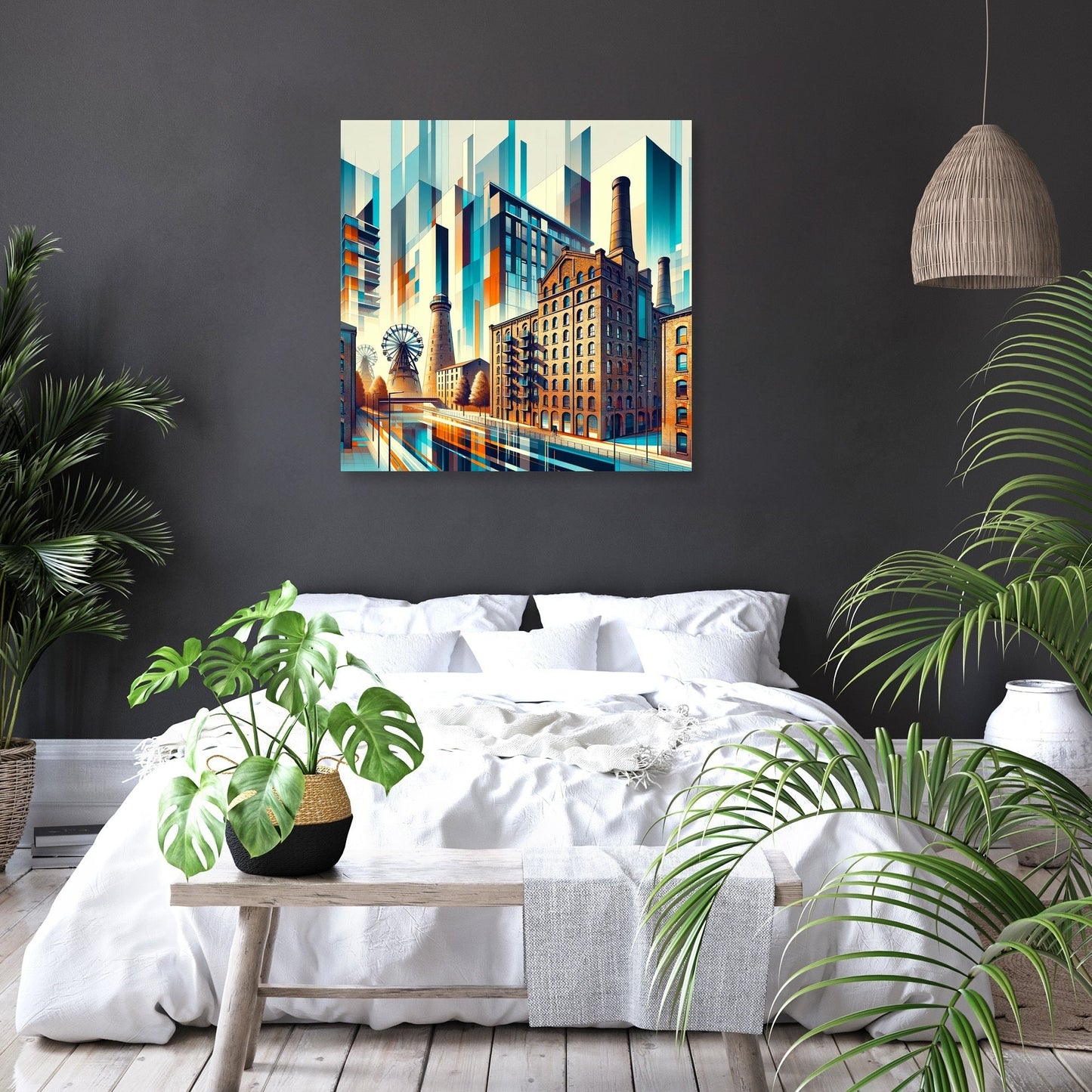 Manchester Ancoats Evolution Canvas