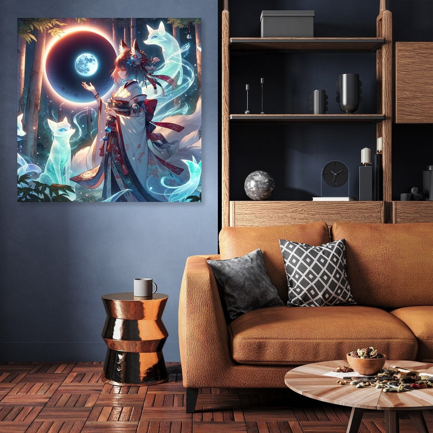 Eclipse Fox Spirit Bond Canvas