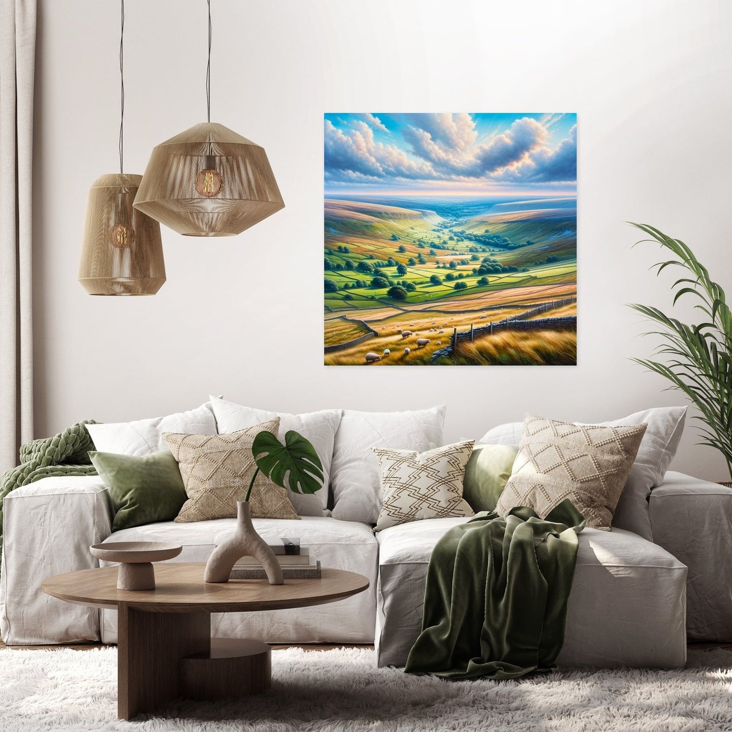 Yorkshire Dales Vista Canvas