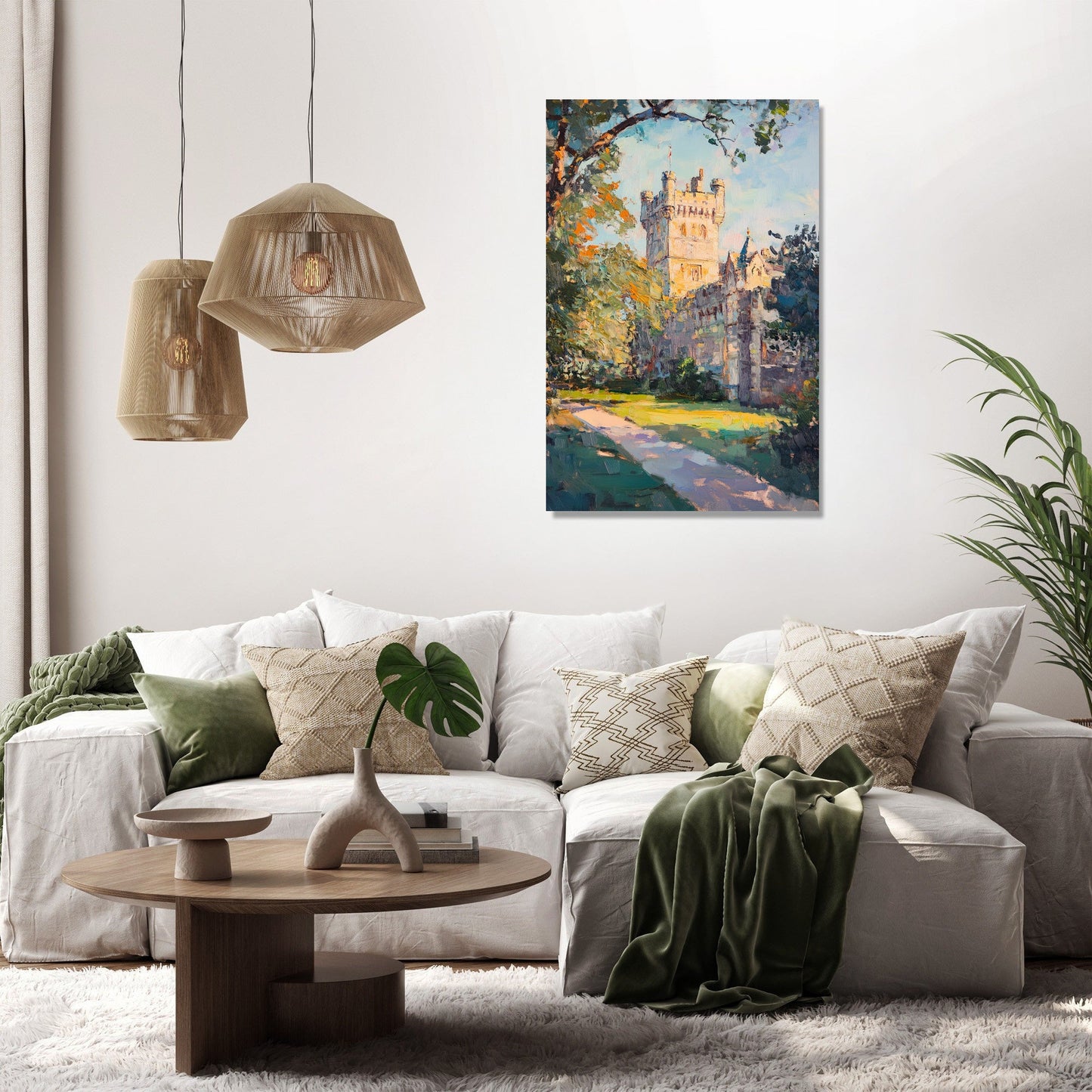 Cardiff Castle Sunrise Canvas