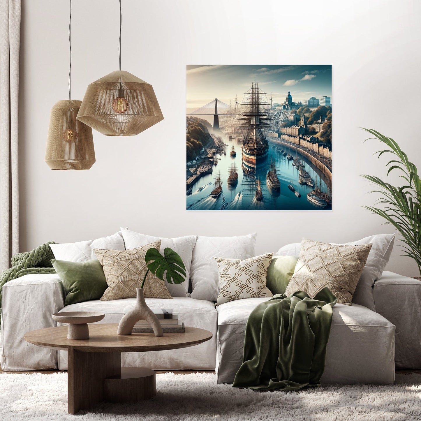 Panoramic Bristol Canvas