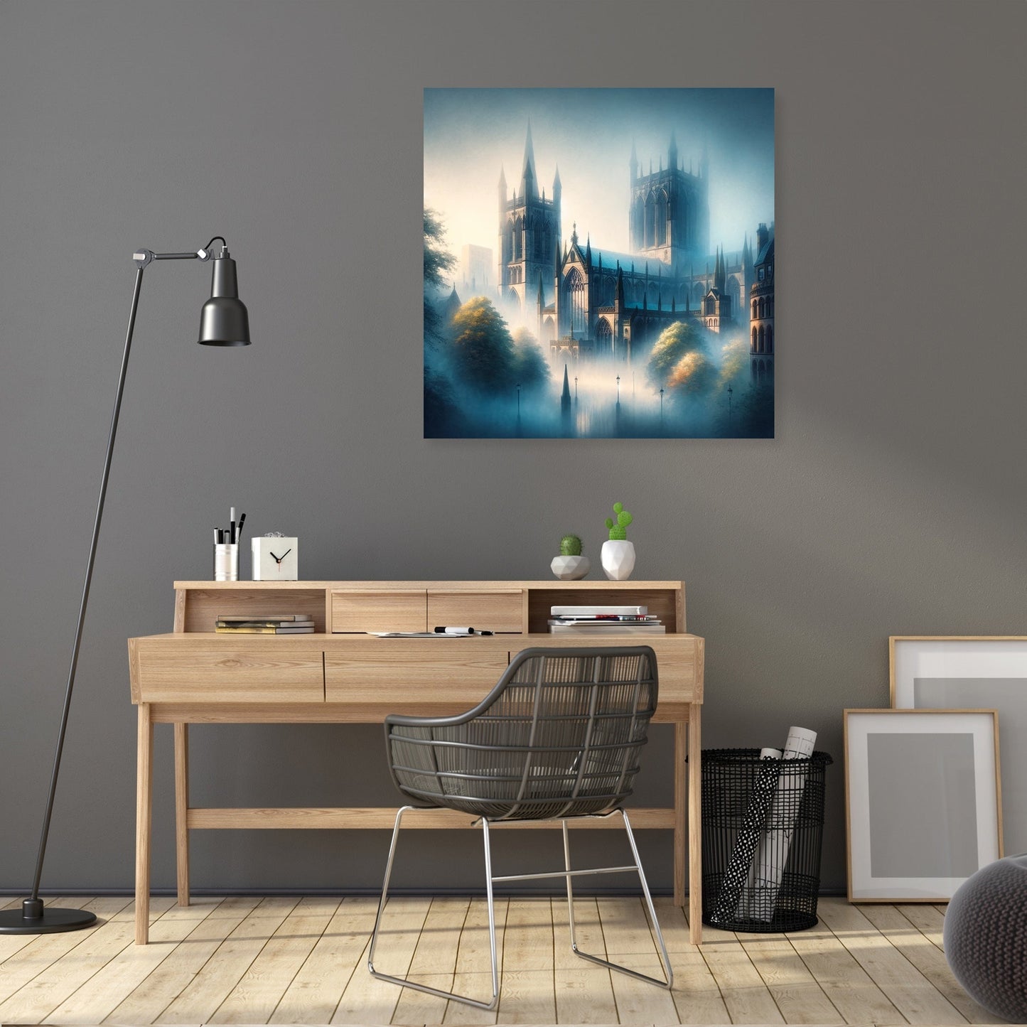 Manchester Cathedral Dawn Canvas