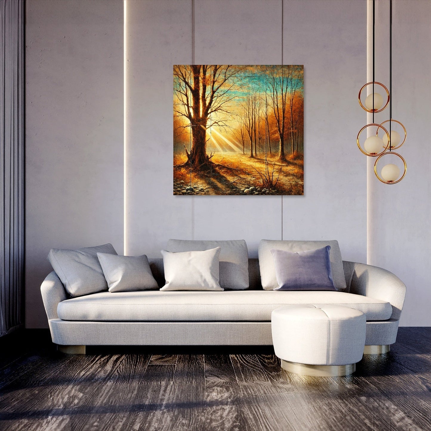 Rustic Autumn Glow Canvas