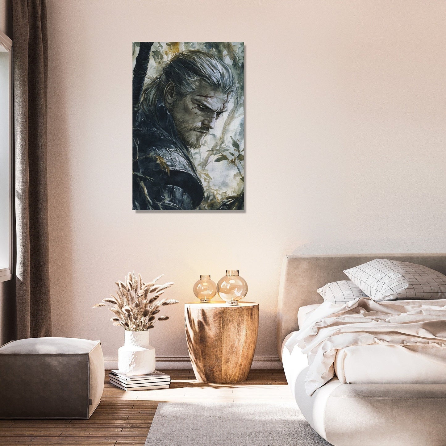 Moonlit Warrior Canvas