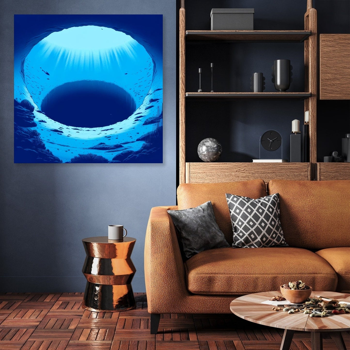 Blue Hole Tranquility Canvas