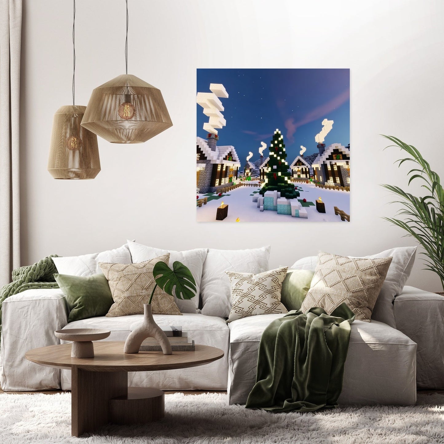 Frosted Hamlet Canvas