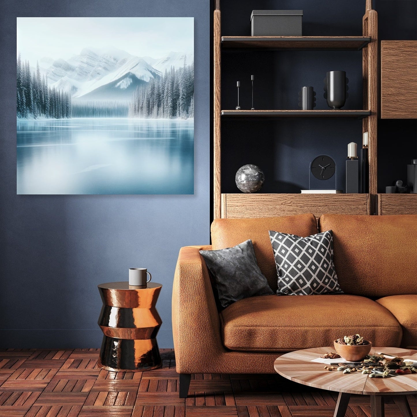 Winter Lake Canvas