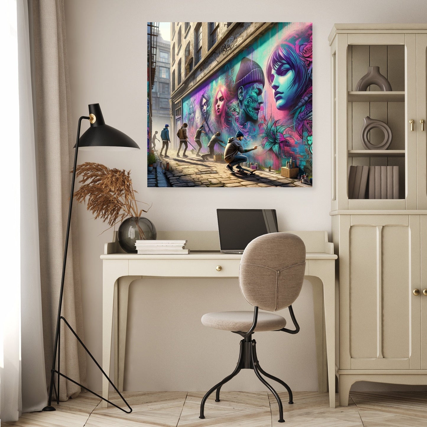 Alleyway Artistry Canvas