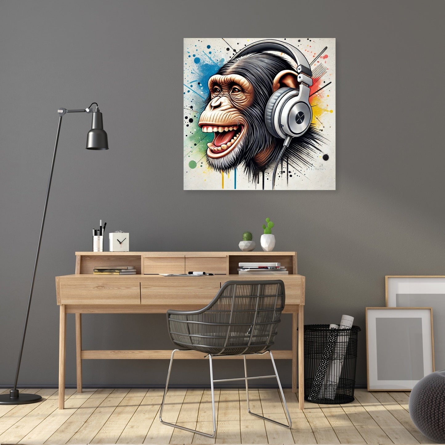 Street Vibe Chimp Canvas