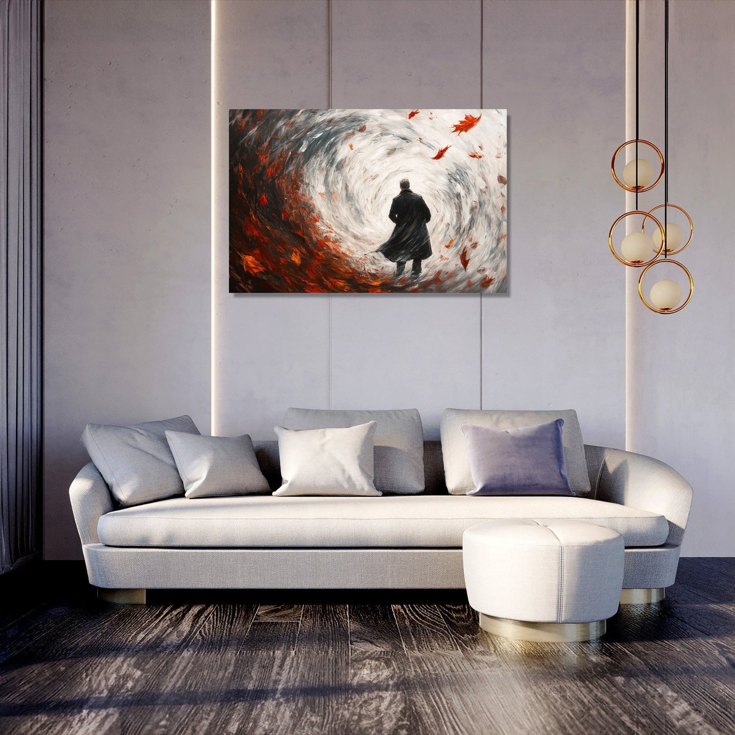 Swirling Autumn Memories Canvas