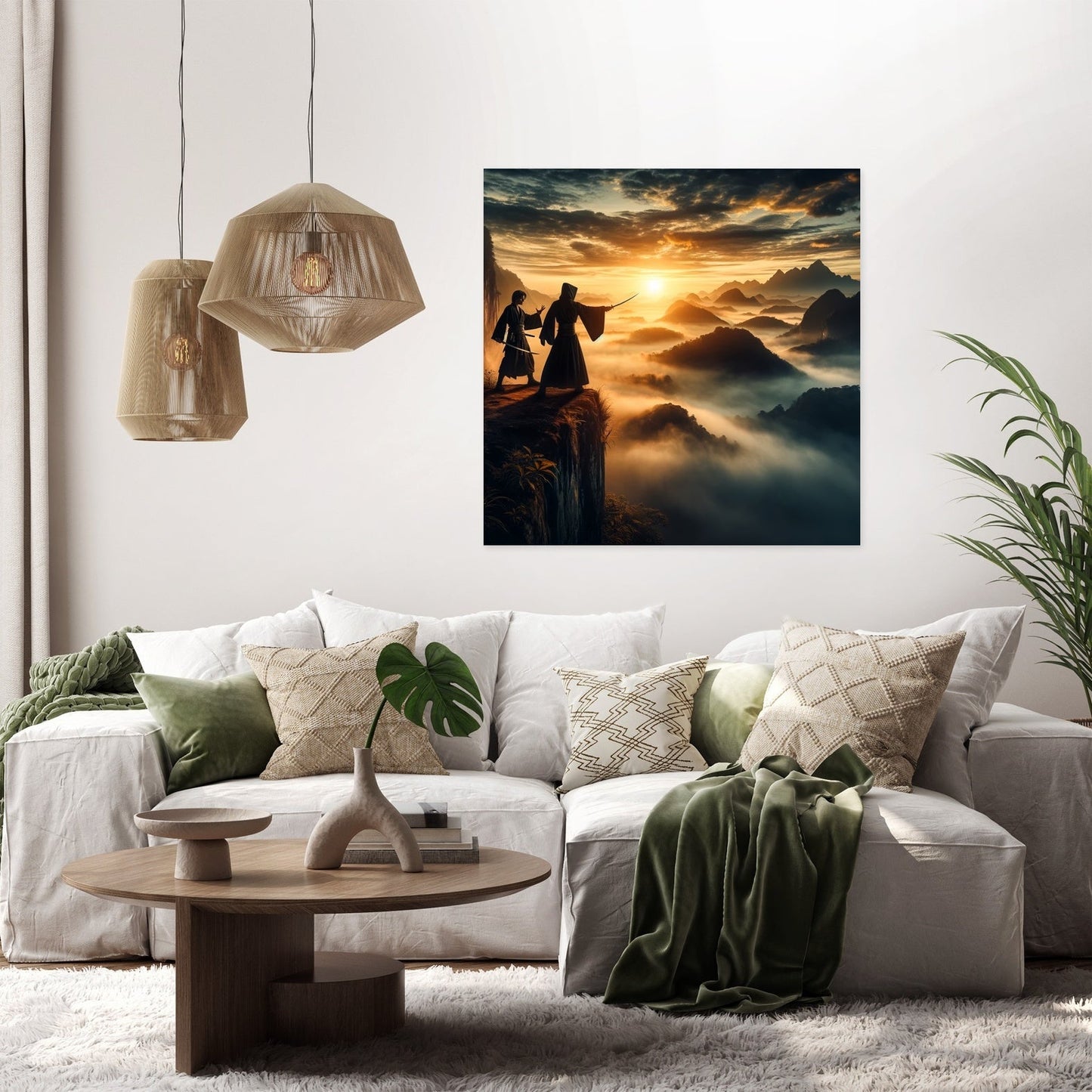 Dawn Duel Canvas