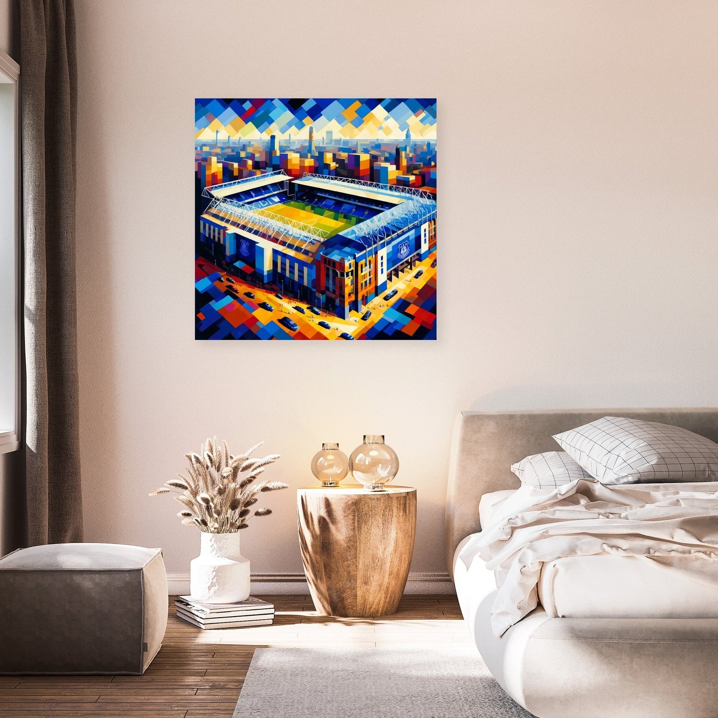 Cubist Goodison Park Liverpool Canvas