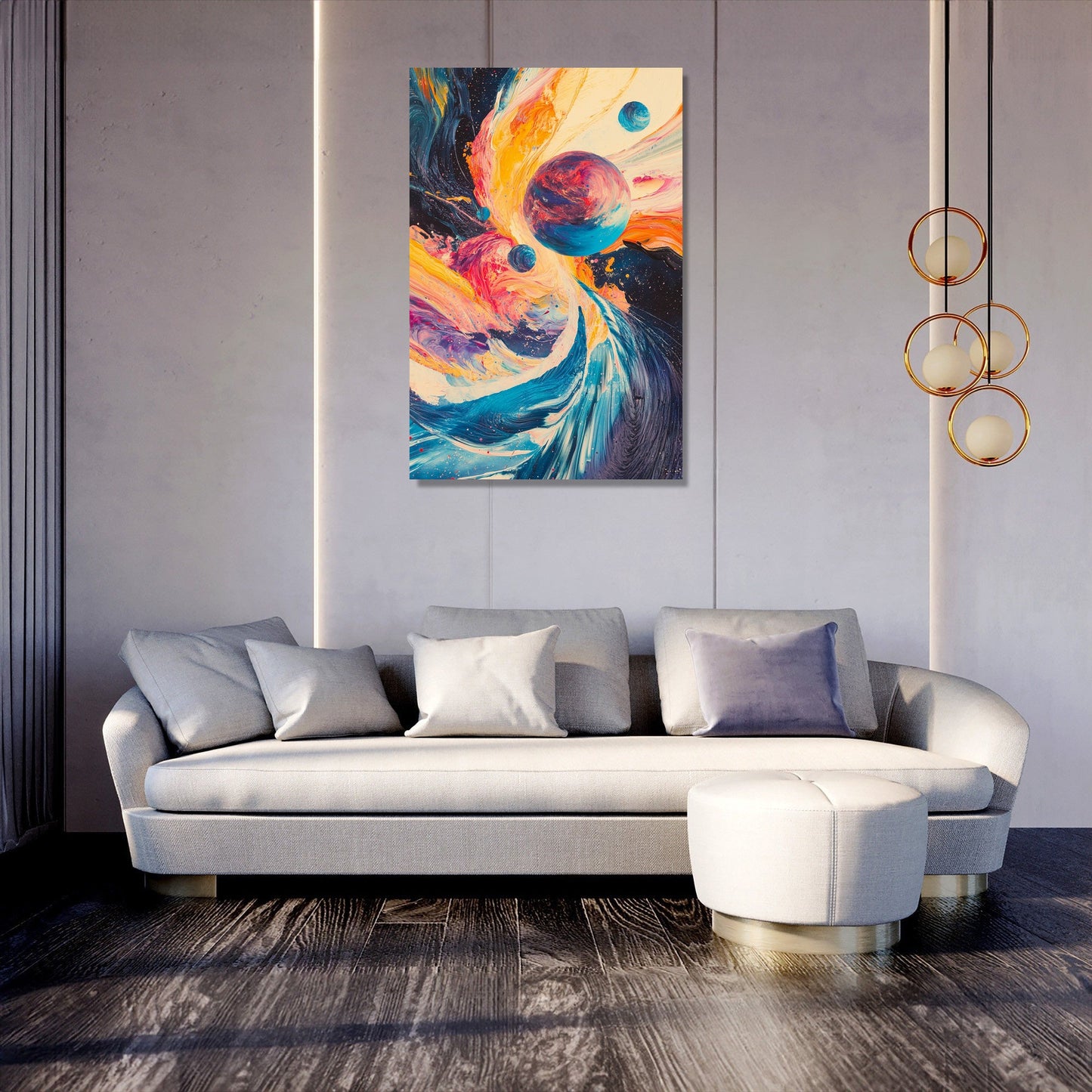 Alien Planetary System Canvas