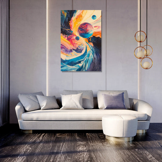 Alien Planetary System Canvas
