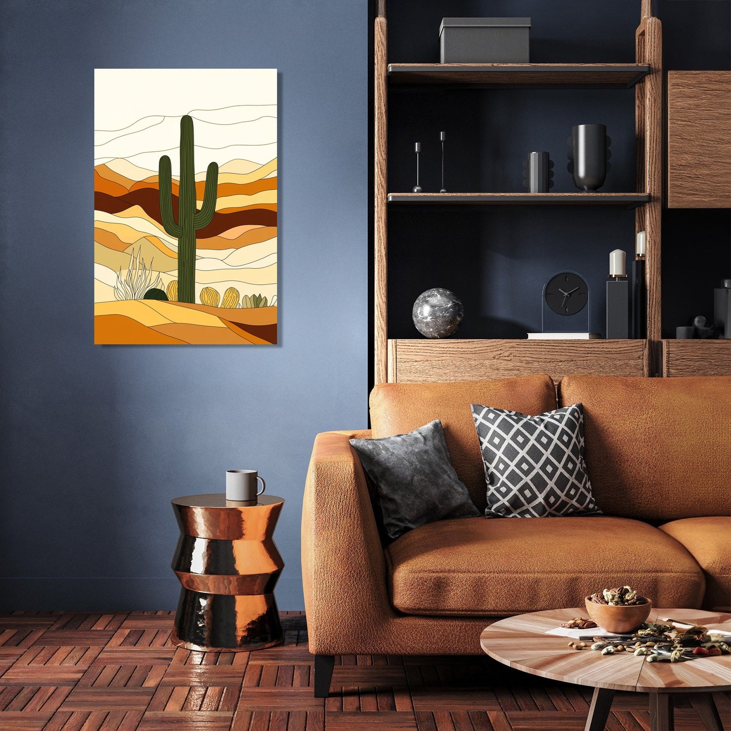 Minimalist Desert Canvas