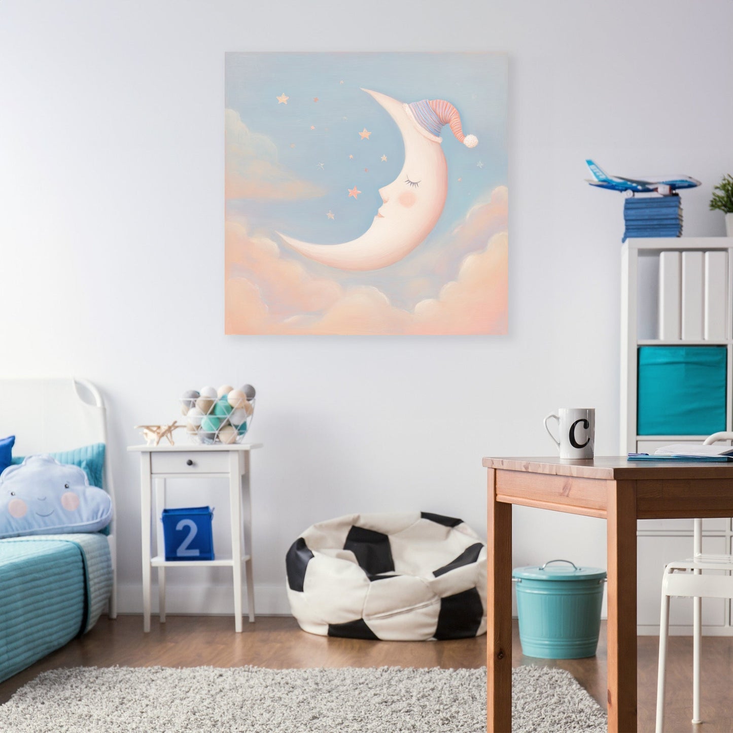 Sleeping Moon Dream Canvas
