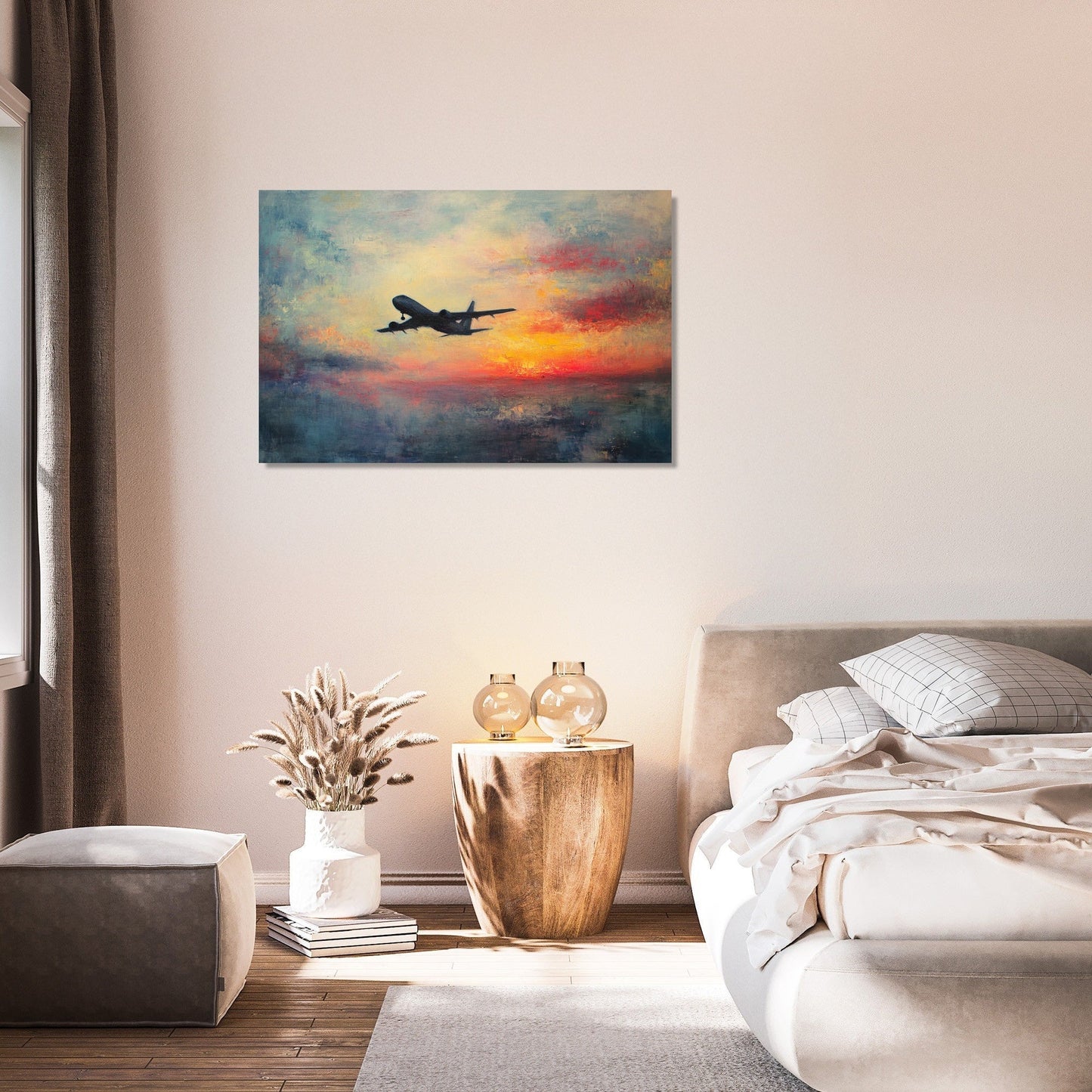 Melancholic Takeoff Canvas