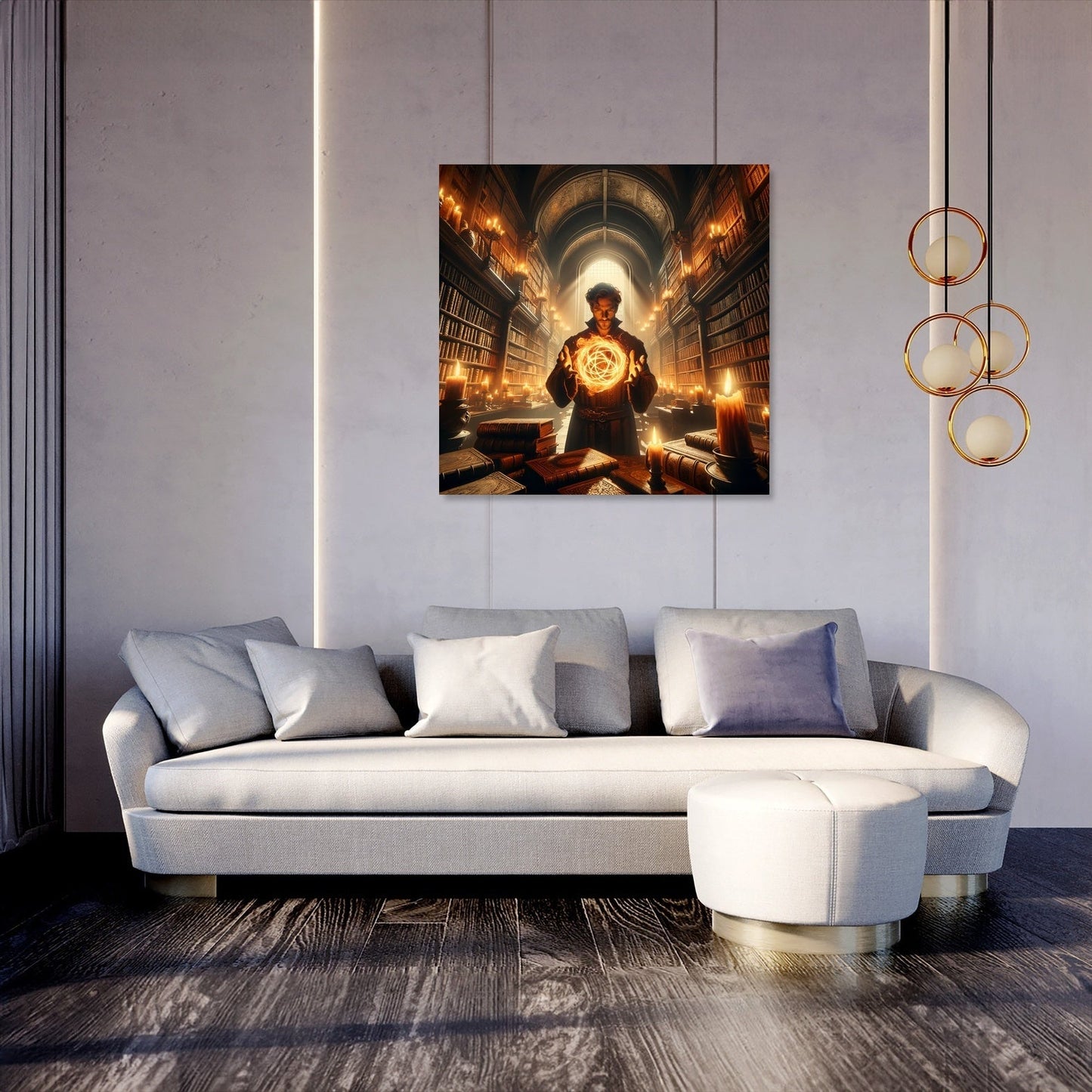 Arcane Fire Mage Canvas