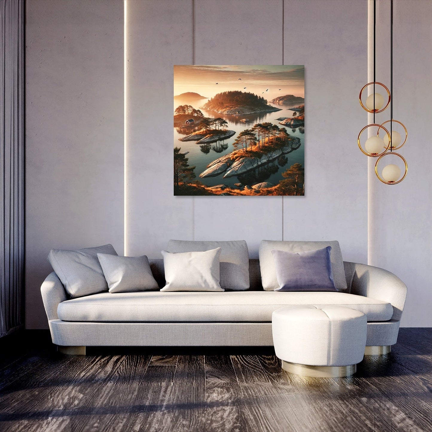Dawn Archipelago Canvas